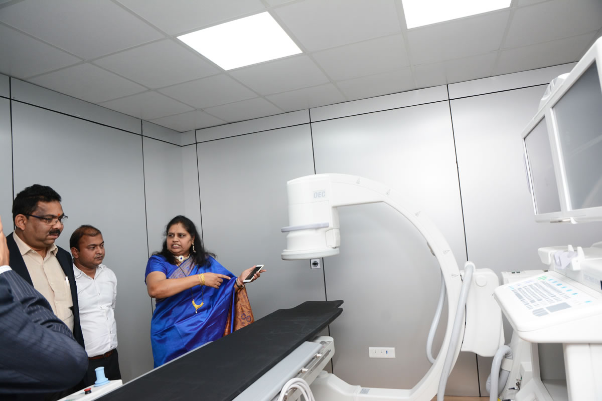 Equipment support to hospitals